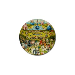 Hieronymus Bosch The Garden Of Earthly Delights Golf Ball Marker (10 Pack) by impacteesstreetwearthree