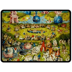 Hieronymus Bosch The Garden Of Earthly Delights Fleece Blanket (large) 