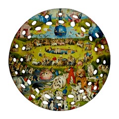 Hieronymus Bosch The Garden Of Earthly Delights Ornament (round Filigree)