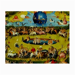 Hieronymus Bosch The Garden Of Earthly Delights (closeup) Small Glasses Cloth (2 Sides) by impacteesstreetwearthree