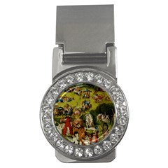 Hieronymus Bosch The Garden Of Earthly Delights (closeup) Hieronymus Bosch The Garden Of Earthly Delights (closeup) 3 Money Clips (cz)  by impacteesstreetwearthree