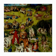 Heronimus Bosch Ship Of Fools Hieronymus Bosch The Garden Of Earthly Delights (closeup) 3 Medium Glasses Cloth (2 Sides) by impacteesstreetwearthree