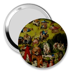 Heronimus Bosch Ship Of Fools Hieronymus Bosch The Garden Of Earthly Delights (closeup) 3 3  Handbag Mirrors by impacteesstreetwearthree