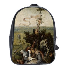 Heronimus Bosch Ship Of Fools School Bag (large) by impacteesstreetwearthree