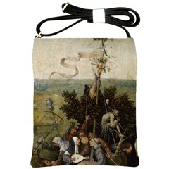 Heronimus Bosch Ship Of Fools Shoulder Sling Bag