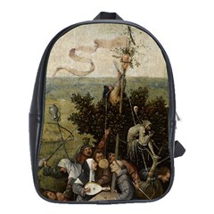 Heronimus Bosch Ship Of Fools School Bag (xl)