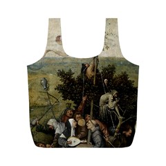 Heronimus Bosch Ship Of Fools Full Print Recycle Bag (m)