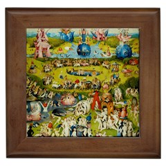 Hieronymus Bosch The Garden Of Earthly Delights Framed Tiles by impacteesstreetwearthree