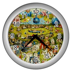 Hieronymus Bosch The Garden Of Earthly Delights Wall Clock (silver)