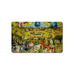 Hieronymus Bosch The Garden Of Earthly Delights Magnet (name Card) by impacteesstreetwearthree