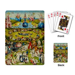 Hieronymus Bosch The Garden Of Earthly Delights Playing Cards Single Design (rectangle)