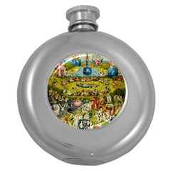 Hieronymus Bosch The Garden Of Earthly Delights Round Hip Flask (5 Oz)