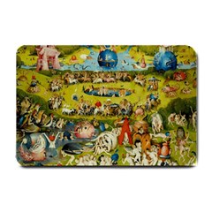 Hieronymus Bosch The Garden Of Earthly Delights Small Doormat  by impacteesstreetwearthree