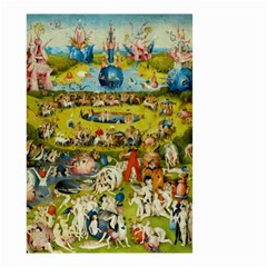 Hieronymus Bosch The Garden Of Earthly Delights Small Garden Flag (two Sides)