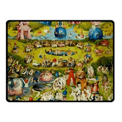 Hieronymus Bosch The Garden Of Earthly Delights Double Sided Fleece Blanket (small) 