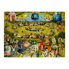 Hieronymus Bosch The Garden Of Earthly Delights Double Sided Flano Blanket (mini) 