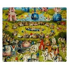 Hieronymus Bosch The Garden Of Earthly Delights Double Sided Flano Blanket (small) 