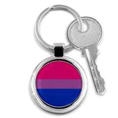 Bisexual Pride Flag Bi Lgbtq Flag Key Chain (round) by lgbtnation