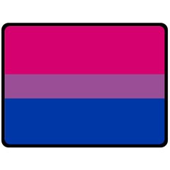 Bisexual Pride Flag Bi Lgbtq Flag Fleece Blanket (large)  by lgbtnation