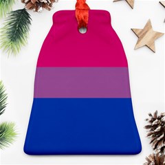 Bisexual Pride Flag Bi Lgbtq Flag Ornament (bell) by lgbtnation