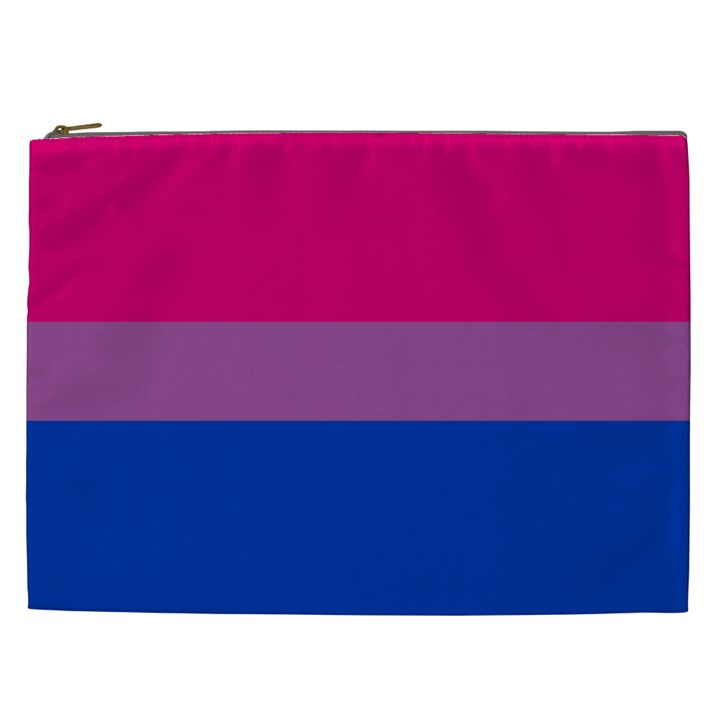 Bisexual Pride Flag Bi LGBTQ Flag Cosmetic Bag (XXL)