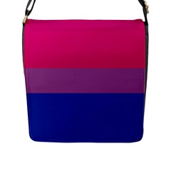 Bisexual Pride Flag Bi Lgbtq Flag Flap Closure Messenger Bag (l) by lgbtnation