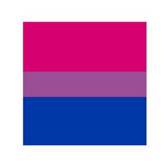 Bisexual Pride Flag Bi Lgbtq Flag Small Satin Scarf (square)