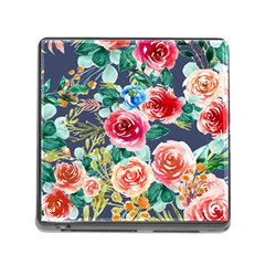 Watercolour Floral  Memory Card Reader (square 5 Slot) by charliecreates