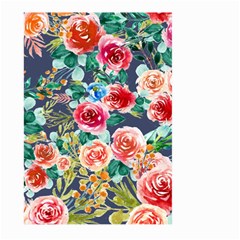 Watercolour Floral  Large Garden Flag (two Sides) by charliecreates