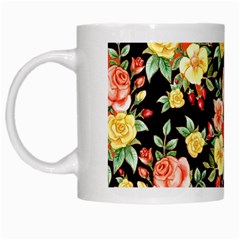 Flowers Watercolor White Mugs by ArtworkByPatrick