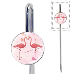 Pink Watercolour Flamingo Book Mark by charliecreates