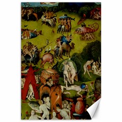 Hieronymus Bosch The Garden Of Earthly Delights (closeup) 3 Canvas 12  X 18 