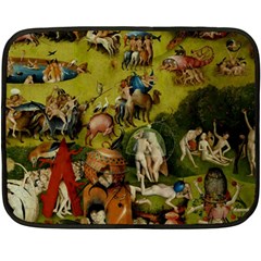 Hieronymus Bosch The Garden Of Earthly Delights (closeup) 3 Fleece Blanket (mini)