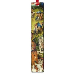 Hieronymus Bosch The Garden Of Earthly Delights (closeup) 3 Large Book Marks by impacteesstreetwearthree