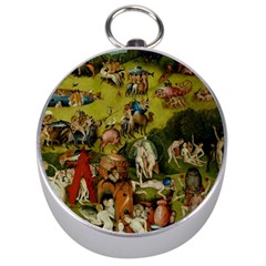 Hieronymus Bosch The Garden Of Earthly Delights (closeup) 3 Silver Compasses