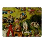 Hieronymus Bosch The Garden Of Earthly Delights (closeup) 3 Double Sided Flano Blanket (Mini)  35 x27  Blanket Back