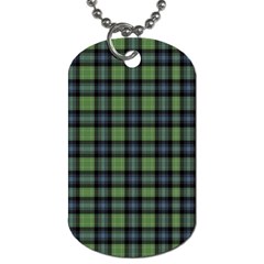 Abercrombie Tartan Dog Tag (one Side)