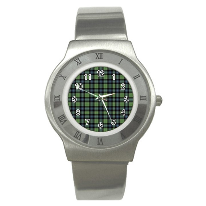 Abercrombie Tartan Stainless Steel Watch