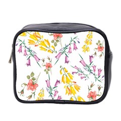 Wild Flower Mini Toiletries Bag (two Sides) by charliecreates