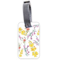 Wild Flower Luggage Tag (one Side) by charliecreates