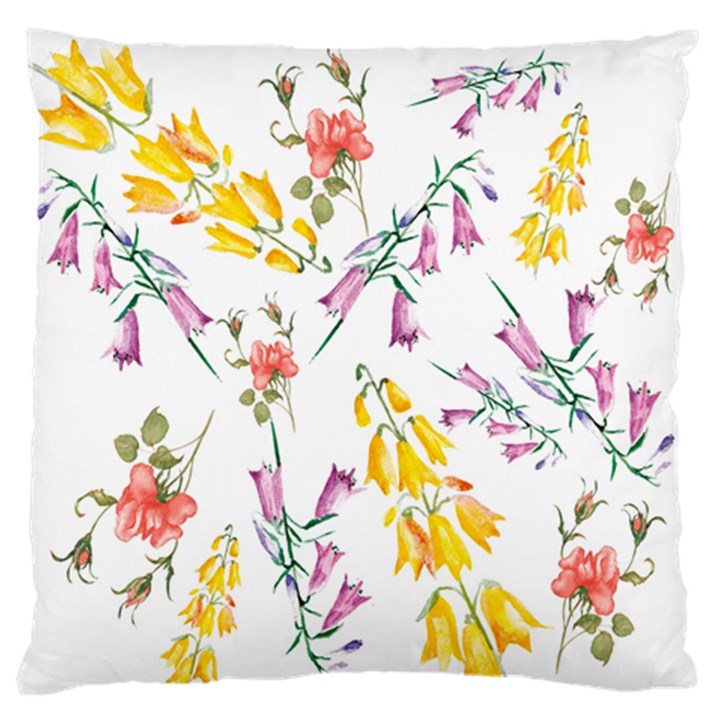 Wild Flower Standard Flano Cushion Case (One Side)