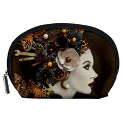 Mechanical Beauty  Accessory Pouch (large) by CKArtCreations