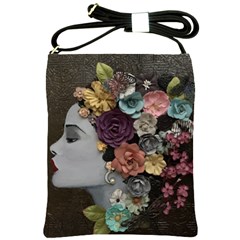 Asian Beauty Shoulder Sling Bag by CKArtCreations