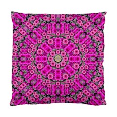 From The Sky Came Flowers In Calm Bohemian Peace Standard Cushion Case (one Side) by pepitasart