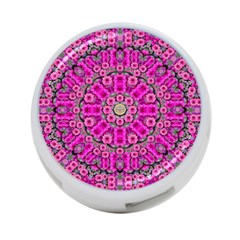 From The Sky Came Flowers In Calm Bohemian Peace 4-port Usb Hub (one Side) by pepitasart