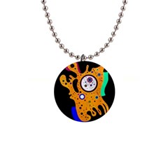 Stars Wassily Kandinsky (neg) 1  Button Necklace by impacteesstreetwearthree