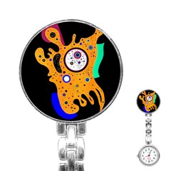 Stars Wassily Kandinsky (neg) Stainless Steel Nurses Watch by impacteesstreetwearthree