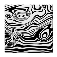 Lines Abstract Distorted Texture Tile Coasters