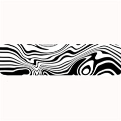 Lines Abstract Distorted Texture Large Bar Mats by Pakrebo