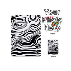 Lines Abstract Distorted Texture Playing Cards 54 Designs (Mini)